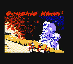 Genghis Khan title screenshot